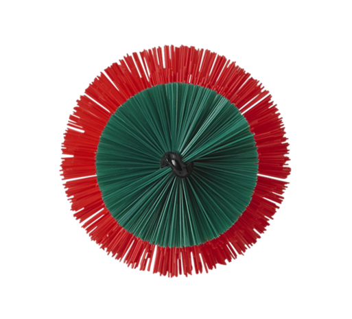 Velgenborstel 33 cm, rood/groen Velgenborstel 33 cm, rood/groen