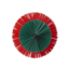 Velgenborstel 33 cm, rood/groen