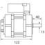 Brandermotor, 150 W