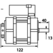 Brandermotor 150 W R+L 230V 50Hz Brandermotor 150 W R+L 230V 50Hz