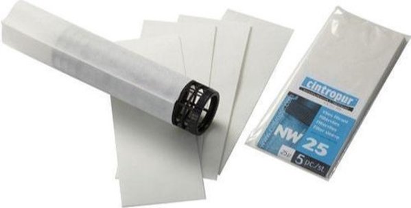 NW25 vlies, 25 micron, per 5 stuks NW25 vlies, 25 micron, per 5 stuks