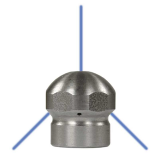 Rioolsproeier ST-49, 1/8" IG, 1x0.8 - 3x0.8, 055