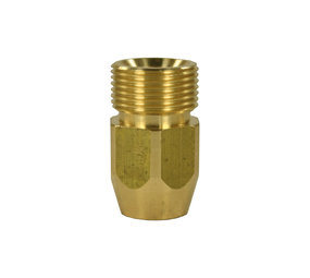 Tegennippel, M22 AG - 1/4" IG, 400 bar, 6-kant