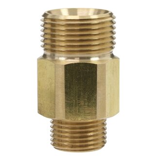Tegennippel, M22 AG - 3/8" AG, 400 bar