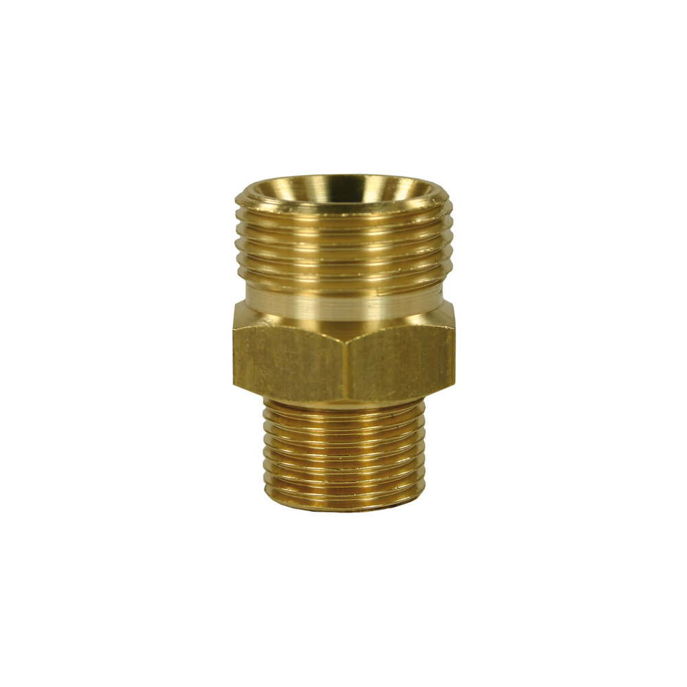 Tegennippel, M22 AG - 3/8" AG, 400 bar, conisch Tegennippel, M22 AG - 3/8" AG, 400 bar, conisch