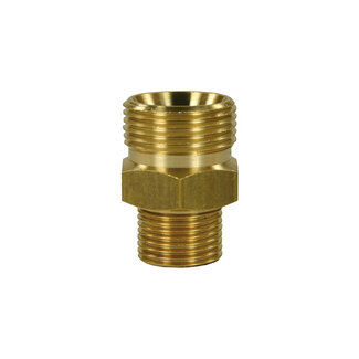 Tegennippel, M22 AG - 3/8" AG, 400 bar, conisch