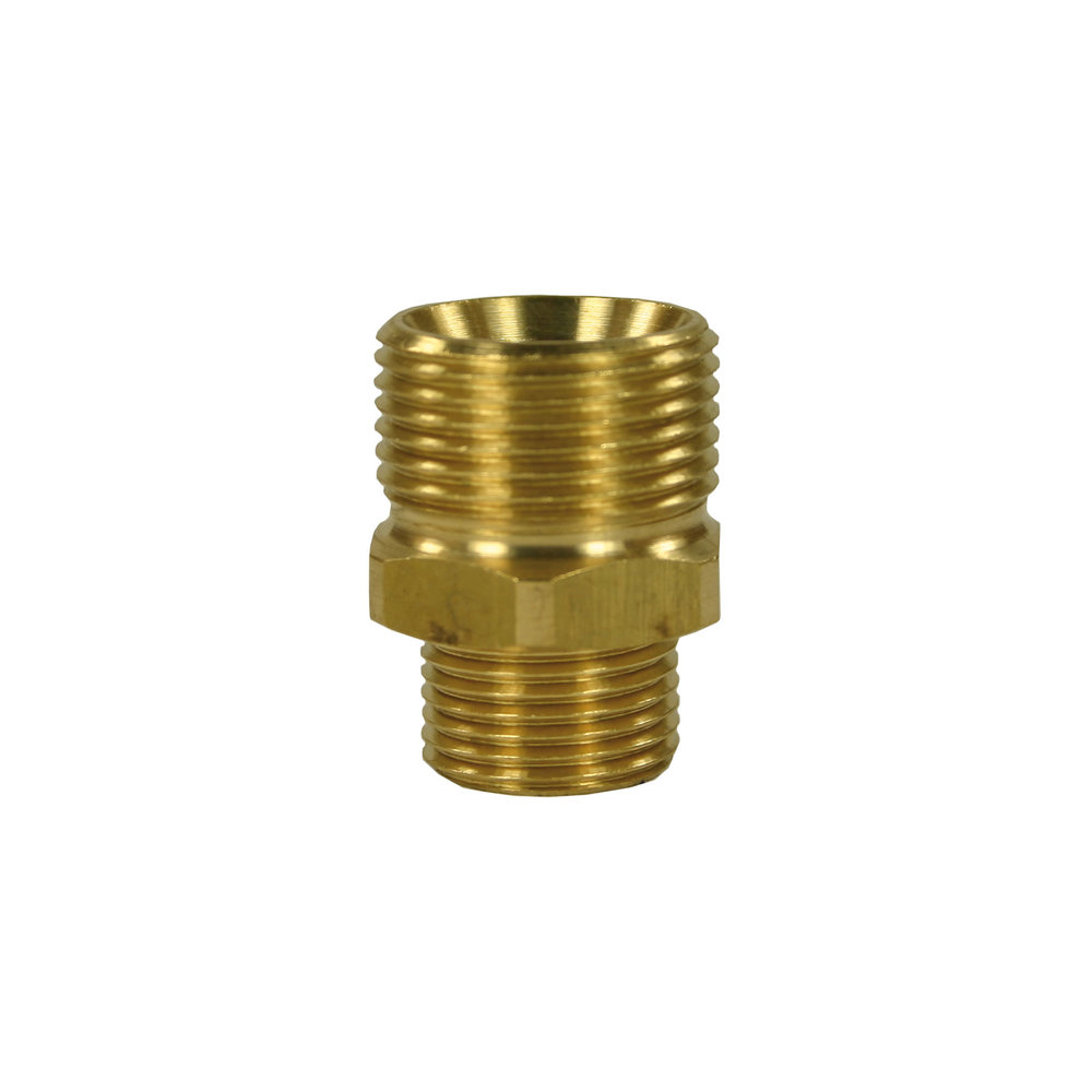 Tegennippel, M22 AG - 3/8" AG, 400 bar Tegennippel, M22 AG - 3/8" AG, 400 bar