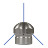 Rioolsproeier ST-49, 1/8" IG, 1x1.2 - 3x1.2, 100 Rioolsproeier ST-49, 1/8" IG, 1x1.2 - 3x1.2, 100