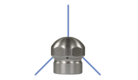 Rioolsproeier ST-49, 1/8" IG, 1x1.2 - 3x1.2, 100 Rioolsproeier ST-49, 1/8" IG, 1x1.2 - 3x1.2, 100