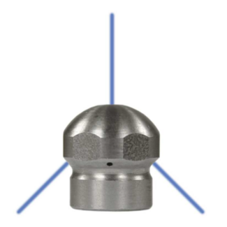 Rioolsproeier ST-49, 1/8" IG, 1x1.2 - 3x1.2, 100