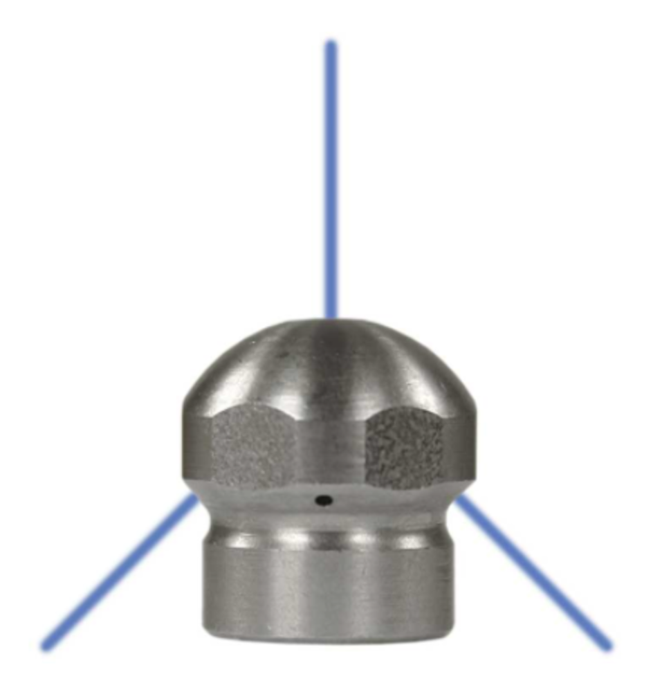 Rioolsproeier ST-49, 1/8" IG, 1x1.0 - 3x1.0, 075 Rioolsproeier ST-49, 1/8" IG, 1x1.0 - 3x1.0, 075