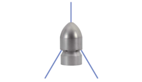 Rioolsproeier Granat, 1/2" IG, 1x1.25 - 6x1.25, 150 Rioolsproeier Granat, 1/2" IG, 1x1.25 - 6x1.25, 150