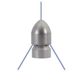 Rioolsproeier Granat, 1/2" IG, 1x1.25 - 6x1.25, 150