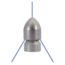 Rioolsproeier Granat, 1/2" IG, 1x1.25 - 6x1.25, 150