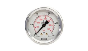 Manometer WIKA, 1/4" AG, 0 - 400 bar, 50 mm