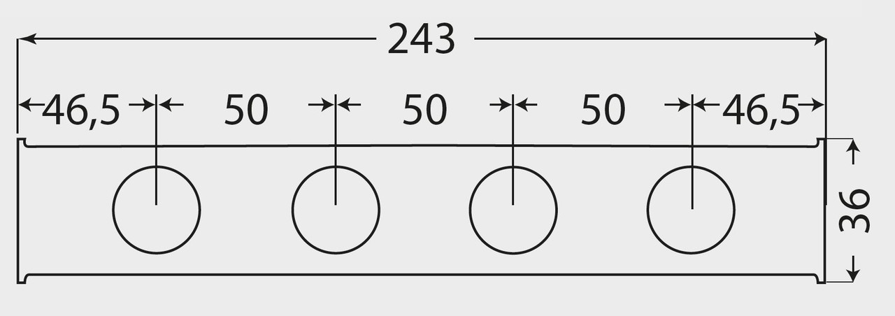 Collector, 2xG 1" IG - 4xG 1/2" IG Collector, 2xG 1" IG - 4xG 1/2" IG
