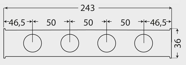 Collector, 2xG 1" IG - 4xG 1/2" IG Collector, 2xG 1" IG - 4xG 1/2" IG