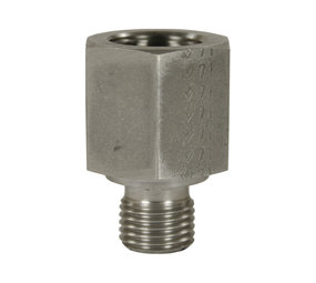 Reductie nippel, 3/8" AG - 1/2" IG, 400 bar Reductie nippel, 3/8" AG - 1/2" IG, 400 bar