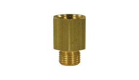 Reductie nippel, 3/8" AG - 1/2" IG, 250 bar Reductie nippel, 3/8" AG - 1/2" IG, 250 bar