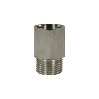 Reductie nippel, 3/8" AG - 3/8" IG, 250 bar
