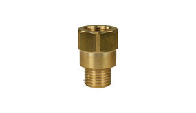 Reductie nippel, 1/4" AG - 1/4" IG, 400 bar Reductie nippel, 1/4" AG - 1/4" IG, 400 bar