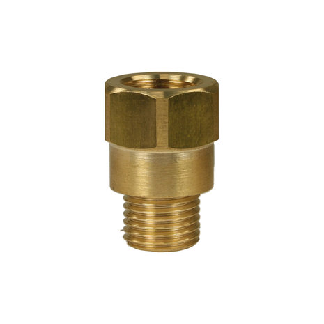 Reductie nippel, 1/4" AG - 1/4" IG, 400 bar Reductie nippel, 1/4" AG - 1/4" IG, 400 bar