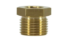 Reductie nippel, 3/4" IG - 1" AG, 150 bar Reductie nippel, 3/4" IG - 1" AG, 150 bar