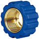 Losse moer, M22x1.5 - 16,4 mm, blauw Losse moer, M22x1.5 - 16,4 mm, blauw