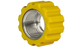 Losse moer, M22x1.5 - 16,4 mm, geel Losse moer, M22x1.5 - 16,4 mm, geel