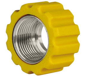 Losse moer, M22x1.5 - 16,4 mm, geel Losse moer, M22x1.5 - 16,4 mm, geel