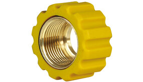 Losse moer, M22x1.5 - 16,4 mm, geel Losse moer, M22x1.5 - 16,4 mm, geel