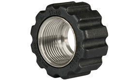 Losse moer, M22x1.5 - 16,4 mm, zwart Losse moer, M22x1.5 - 16,4 mm, zwart