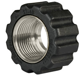 Losse moer, M22x1.5 - 16,4 mm, zwart Losse moer, M22x1.5 - 16,4 mm, zwart