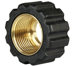 Losse moer, M22x1.5 - 16,4 mm, zwart