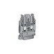 Doorvoerklem, 4 mm², grijs Doorvoerklem, 4 mm², grijs