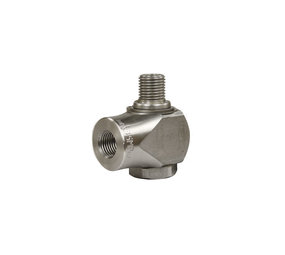 Haakse draaikoppeling ST-320, 1/4" IG - 1/4" AG, 400 bar Haakse draaikoppeling ST-320, 1/4" IG - 1/4" AG, 400 bar