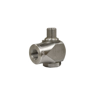 Haakse draaikoppeling ST-320, 1/4" IG - 1/4" AG, 400 bar