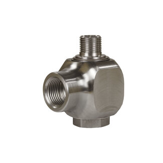Haakse draaikoppeling ST-322, 1/2"IG - 3/8" AG, 400 bar