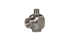 Haakse draaikoppeling ST-322, 3/8" IG - 3/8" AG, 400 bar Haakse draaikoppeling ST-322, 3/8" IG - 3/8" AG, 400 bar