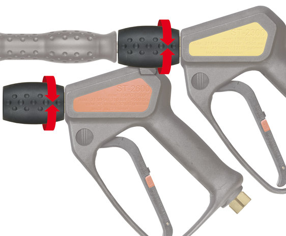 Easywash365+ Straalbuiswartel ST-345 ,1/4" IG - 1/4" AG, 350 bar Easywash365+ Straalbuiswartel ST-345 ,1/4" IG - 1/4" AG, 350 bar