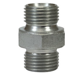 Dubbel nippel, 1/2" AG - 1/2" AG, 500 bar Dubbel nippel, 1/2" AG - 1/2" AG, 500 bar