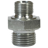 Dubbel nippel, 3/8" AG - 1/2" AG, 500 bar