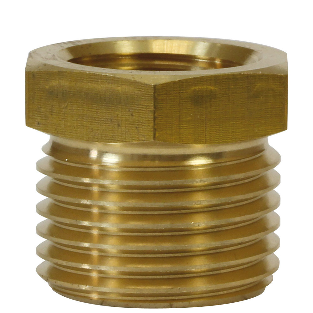 Reductie nippel, 3/8" IG - 1/2" AG, 400 bar Reductie nippel, 3/8" IG - 1/2" AG, 400 bar