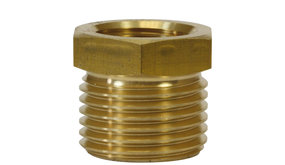 Reductie nippel, 3/8" IG - 1/2" AG, 400 bar Reductie nippel, 3/8" IG - 1/2" AG, 400 bar