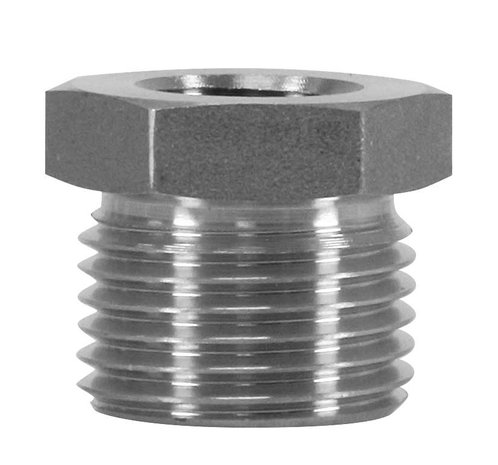 Reductie nippel, 1/4" IG - 1/2" AG, 500 bar Reductie nippel, 1/4" IG - 1/2" AG, 500 bar