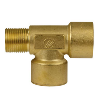 T-Stuk, 3/8" AG - 3/8" IG - 3/8" IG, 350 bar