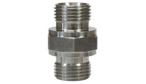 Dubbel nippel, 1/2" AG - 1/2" AG, 500 bar Dubbel nippel, 1/2" AG - 1/2" AG, 500 bar