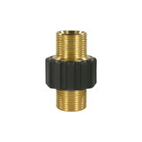 Slangverbinder, M22 AG - M22 AG, 400 bar, met rubber