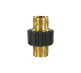 Slangverbinder, M22 AG - M22 AG, 400 bar, met rubber