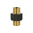 Slangverbinder, M22 AG - M22 AG, 400 bar, met rubber